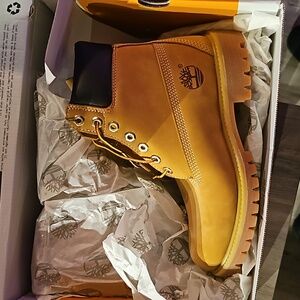 Timberland Premium 6" Waterproof  Boots in Wheat Nubuck